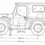 LJ 80 Skizzen und Abmessungen